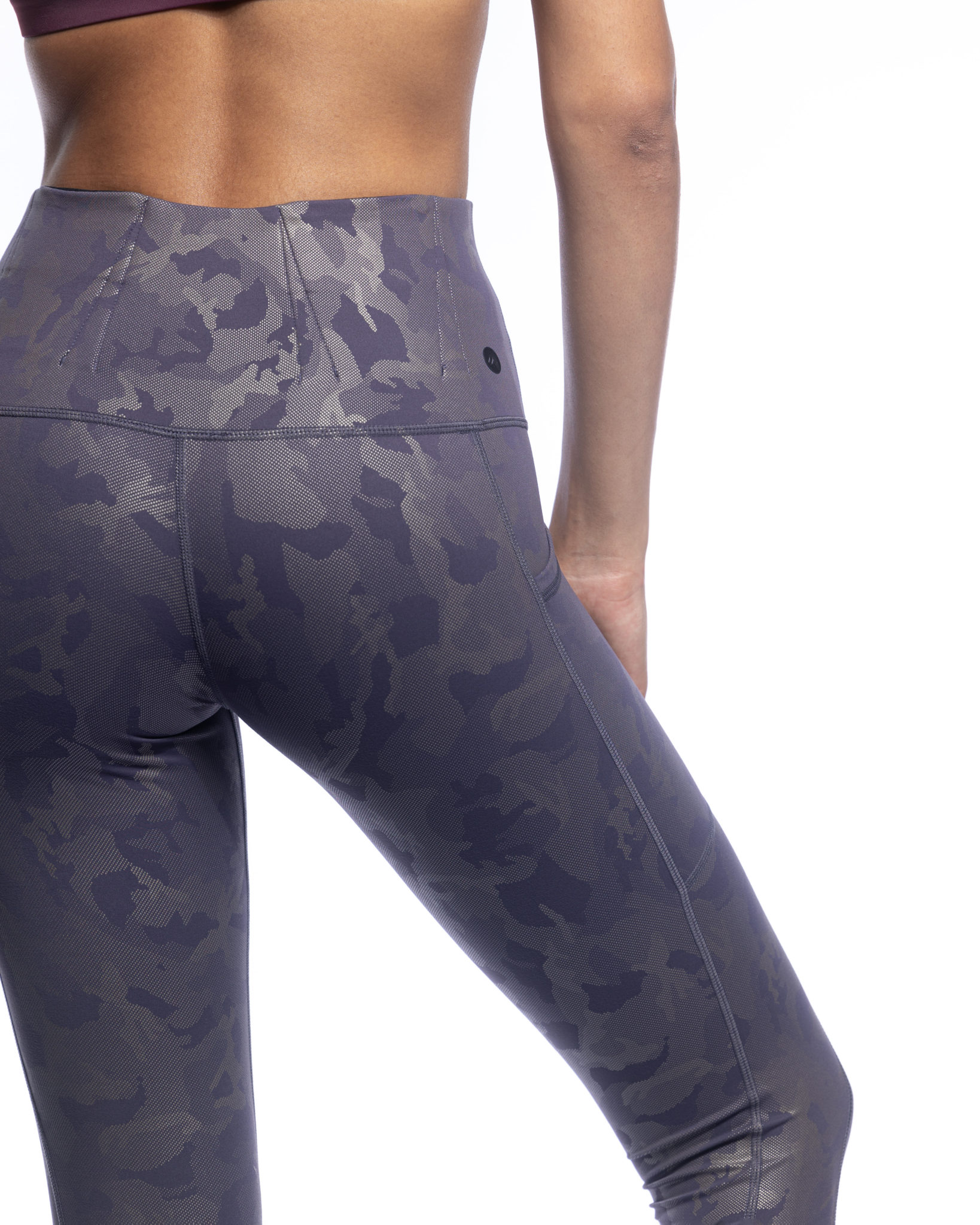 Concealed Carry Leggings With Pockets - Snow Camo